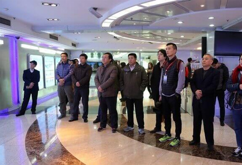 中央级媒体组团到我公司采访