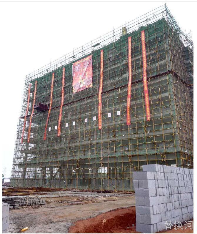 替换词公司总部及光电子研发基地一期喜迎封顶