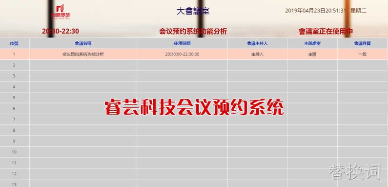 喜讯，替换词会议预约系统走进宝岛台湾