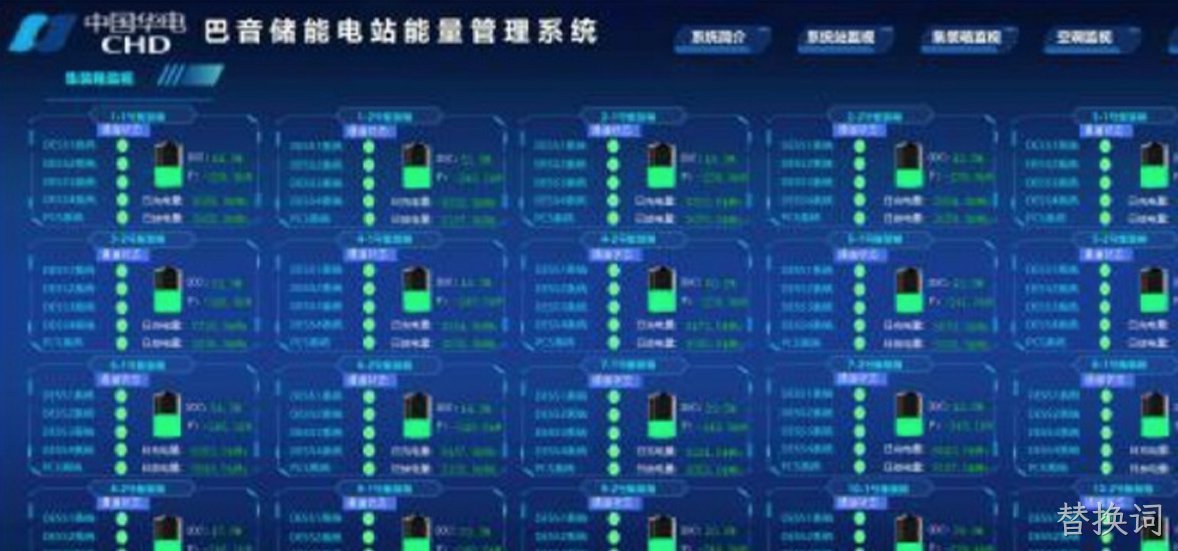 10MW/30MWh华电巴音风光电站储能EMS自治区重点研发计划项目